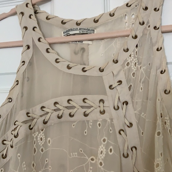 All Saints Silk Dress - Picture 5 of 12